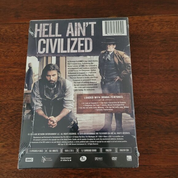 Hell on Wheels: The Complete Fourth Season (DVD, 2014) NEW - Picture 2 of 6